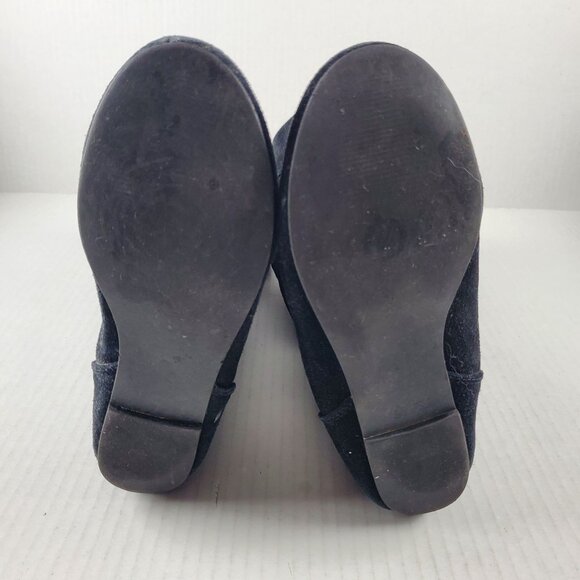 Steve Madden Women's Tarzan Black Suede Flat Heel Slouchy Scrunch Pirate Boots 7 - Picture 9 of 9